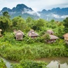  Village near Vang Vieng Laos