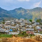 Ghandruk village in Nepal
