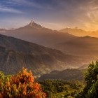 Sunrise over Annapurna in Nepal