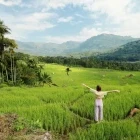 Hiker in Kotmale, Sri Lanka