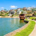 Houseboat on Gregory Lake in Nuwara Eliya, Sri Lanka