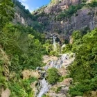Ravana waterfalls in Sri Lanka