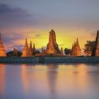 Wat Chaiwatthanaram of Ayutthaya in Thailand