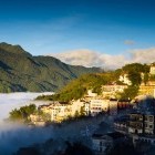 View of Sapa in northern Vietnam