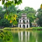 Hoan Kiem Lake in Hanoi, Vietnam