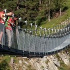 Haengebrueck Holzgau in Austria.