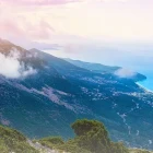 Llogara Pass & view to coast in Albania