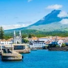Madalena port in the Azores