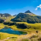 View of Orlovacko Lake in the Zelengora mountain range, Bosnia & Herzegovina