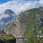 View of the mountains and part of the road between Sarajevo and Mostar, in Bosnia & Herzegovina