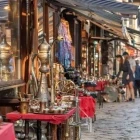 A street in old town in Sarajevo, Bosnia & Herzegovina 