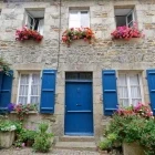 A building in Tréguier, Brittany France