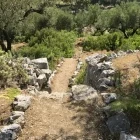 Alakomenai ancient acropolis (also known as the Palace of Odyseeus), in Ithaca, Greece
