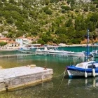 A coastal area of Frikes, on Ithaca Island, Greece