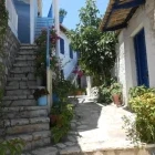 A street in Spartochori, Greece