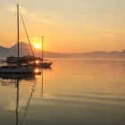 Sunset from Meganisi Island, Greece