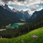 Alpine scenery in summer, Italy