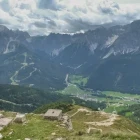 View of the Carnic Alps, along the Austrian-Italian border