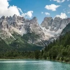 Dürrensee Lake in the Dolomites, Italy
