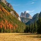 View of Tre Cime di Lavaredo, Italy