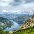 View over Kotor Bay and the surrounding mountains, Montenegro.