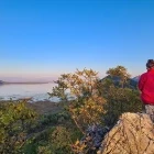 Sunset view over Lake Skadar, Montenegro.