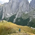Hikers in Prokletije National Park, Montenegro