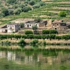Old stone buildings along the Douro River, Portugal