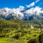 Dzernica village in Slovenia