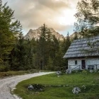 Hut in Zadnja Trenta Valley, Slovenia