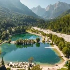 Jasna Lake in Kranjska Gora, Slovenia