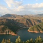 Lake Koman in Albania