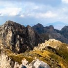 Summit ridge line of Mount Korab in Albania