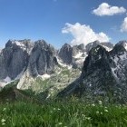 Mountain scenery in Lepushe, Albania