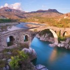 Old Mes Bridge in Shkoder, Albania