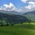 Panorama of Doberdol in Albania
