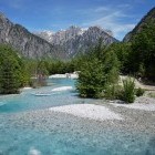 River in Valbona Valley, Albania