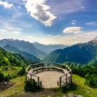 Viewpoint in Valbona Valley, Albania