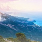 View from Llogara Pass in Albania