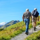 Walking in Arlberg Mountains, Austria