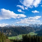 Mount Dachstein, Gosaukamm & the village of Gosau in Austria