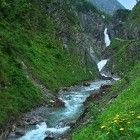 Simms waterfall in Hohenbachtal Gorge, Austria
