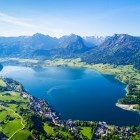 St. Wolfgang and Wolfgangsee Lake in Austria