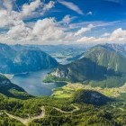 View from the Five Fingers viewing platform in the Dachstein Mountains, Austria