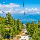 Chairlift to Bezbog Lake in Bulgaria