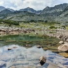 Musalenski Lakes at Musala Peak, Rila Mountains in Bulgaria