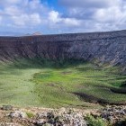 Caldera Blanca in Timanfaya National Park, Lanzarote, the Canary Islands