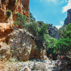 Path through Kritsa Gorge in Crete