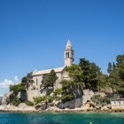 Franciscan monastery on the island of Lopud in Croatia