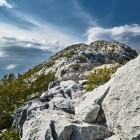 Mosor Massif in the Dinaric mountains in Croatia